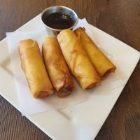 Spring roll at My Vegan in Los Angeles