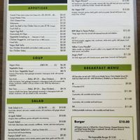 Front menu page 6-10-2018 at My Vegan in Los Angeles