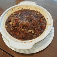Chanterelle vermicelli casserole at Amrita in Shanghai