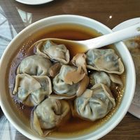 Wonton soup. at Amrita in Shanghai