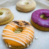 cake donuts  at Strange Matter Coffee - Downtown in Lansing