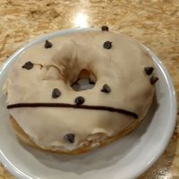 Peanut butter chocolate doughnut (vegan) at Strange Matter Coffee - Downtown in Lansing