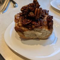 Sticky bun (vegan) at Strange Matter Coffee - Eastside in Lansing