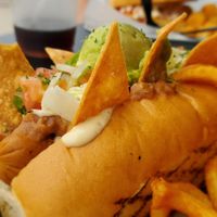 The Nacho Dog at The Dogfather in San Antonio