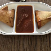 Vegan Sumbusa  at Rehoboth in San Antonio