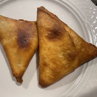 Lentil sambusas at Rehoboth in San Antonio