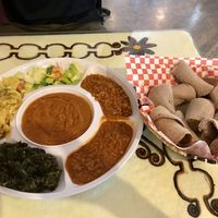 Vegan plate for 3 at Rehoboth in San Antonio