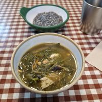 Soup and Black Sesame Rice porridge at Han Gwa Chae - 한과채 in Seoul