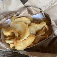 French fries!! So yummy- ask for vegan ranch  at South Beach Togo & Catering in Nags Head