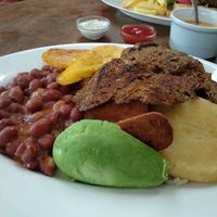 Colombian plate. One of my favorite dishes here. at Donde Gopal in Quito