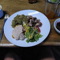 Menu with dessert at Donde Gopal in Quito