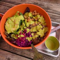 Chickpea power bowl at ATX Food Co in Austin