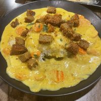 Curry chikn with coconut rice... at Vida Eatery  in Bakersfield