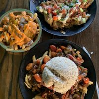 Peruvian Lomo, Animal fries, and Native Tacos at Vida Eatery  in Bakersfield