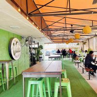 Outdoor patio   at Vida Eatery  in Bakersfield