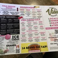 Drinks  at Vida Eatery  in Bakersfield