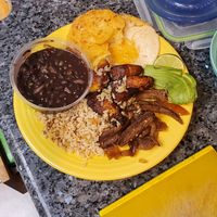 Colombian platter at Vida Eatery  in Bakersfield