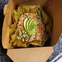 Tostada bowl at Vida Eatery  in Bakersfield