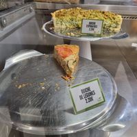Quiche de legumes at Natura Bolhao in Porto
