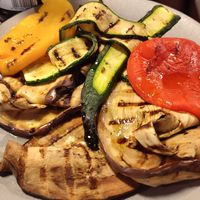 Side of grilled vegetables. at Olivo in Verona