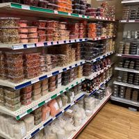 Interior shelves at Urban Bulk Foods in Lakewood