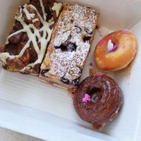 Middle cake is vegan at Melbourne in Lichfield in Lichfield