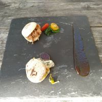 Enorm lekker broodje jackfruit. at Het Ruiterhuys in Castricum