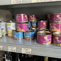 Tinned produce   at Out of This World in Leeds