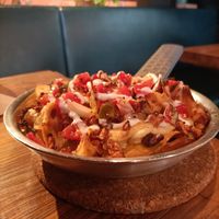 Vegan nachos at Gung Ho! Pizza in Beijing