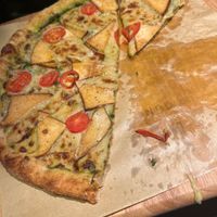 Peking Popeyes vegan pizzaa  at Gung Ho! Pizza in Beijing