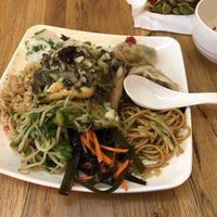 Plate number 2.  I filled this bad boy up 3x in total. at Sù Mǎn Xiāng 素满香 in Ningbo