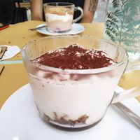 Tiramisu at Veg Joy in Rome
