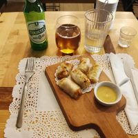 Oriental Rolls at Veg Joy in Rome