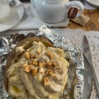 Jacked potatoe at Veg Joy in Rome