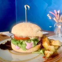 Burger Queen  at Veg Joy in Rome