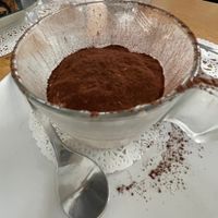 Vegan tiramisu  at Veg Joy in Rome