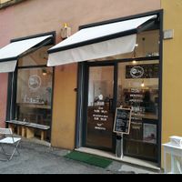 Outside at Veg Joy in Rome