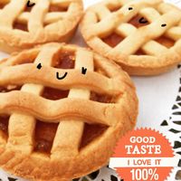 Apricot tart (vegan)  at Veg Joy in Rome