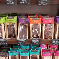 vegan chocolate slabs at Chococo in Horsham