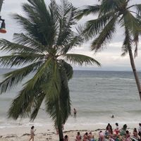 View from upstairs at Oasis Resort Restaurant in Panglao