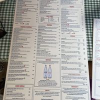 Menu, vegetarian is nicely seen at Oasis Resort Restaurant in Panglao