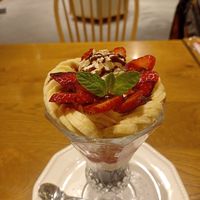 Parfait at Futaba Fruits Parlor in Tokyo