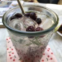 lavender rosemary mocktail  at Kattencafé Balthazar in Nijmegen