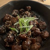 Sticky soy bits  at Vegolution in Saint John