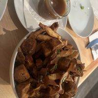 Vegan poutine   at Vegolution in Saint John