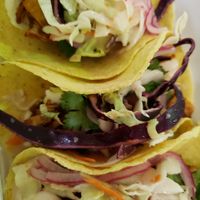 Jackfruit tacos
 at Vegolution in Saint John