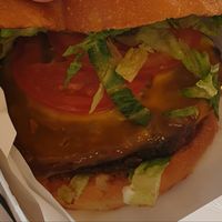 Breakfast burger at Vegolution in Saint John