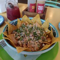 Vegan nachos at Tacos La Neta in Panama City