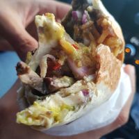 Burrito veggie at Tacos La Neta in Panama City