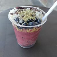 Local Press (no honey or choc sauce, sub hemp seeds & pb) at Yago Juice in Long Beach